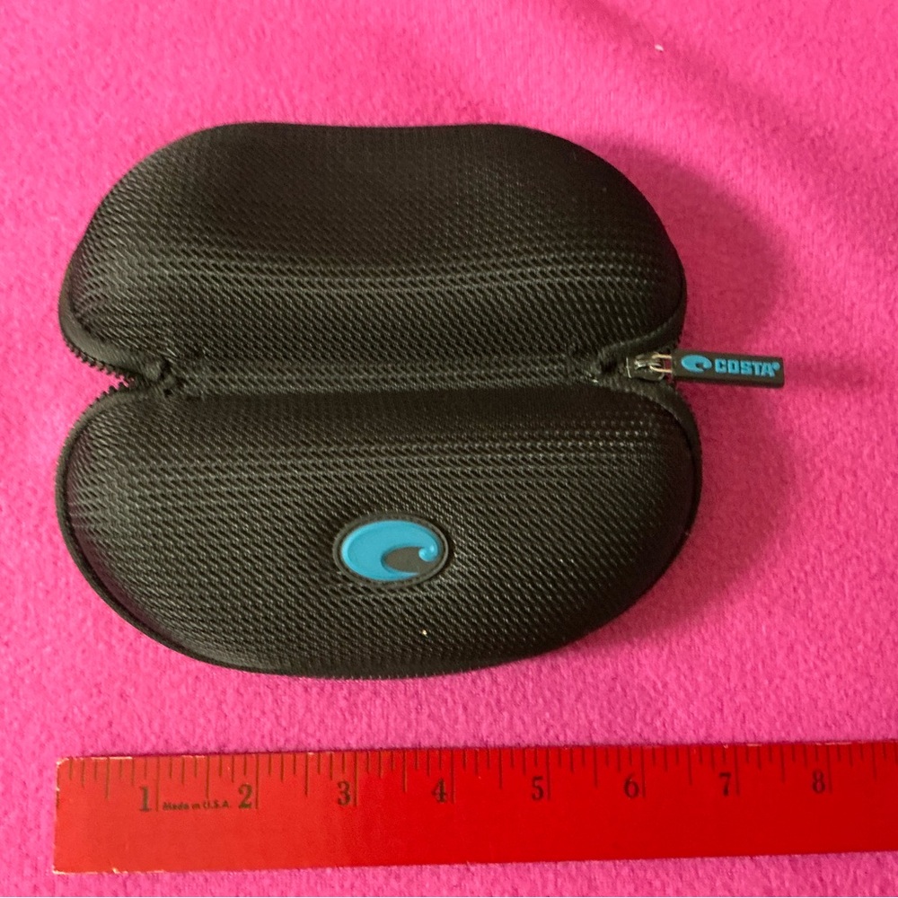 Costa Black Case with Blue Logo